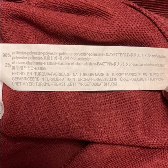 Zara Wine Midi Bandage Pencil Skirt - Picture 7 of 8